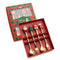 4/6pcs Christmas Creative Stainless Steel Tableware Set